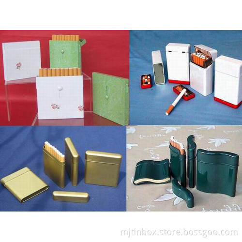 cigarette cases, cigarette box, tin case, tin box